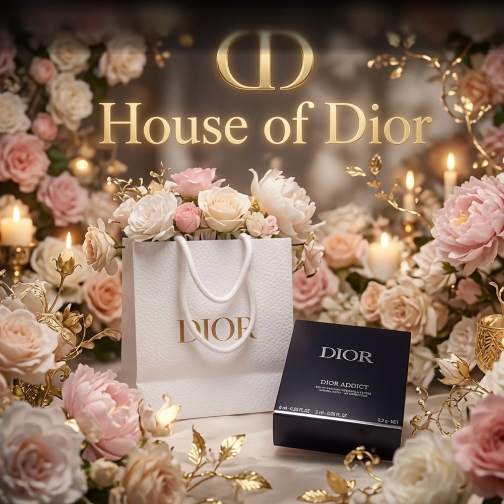 Dior Addict Gift Set in Black & White with Gold Accents